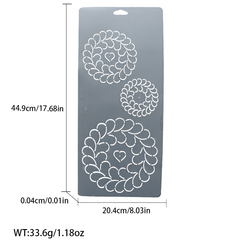 Línea presionando Plantilla de bordado plantilla patrón de ciruela bambú acolchado tablero de dibujo plantilla de bordado herramienta de patchwork