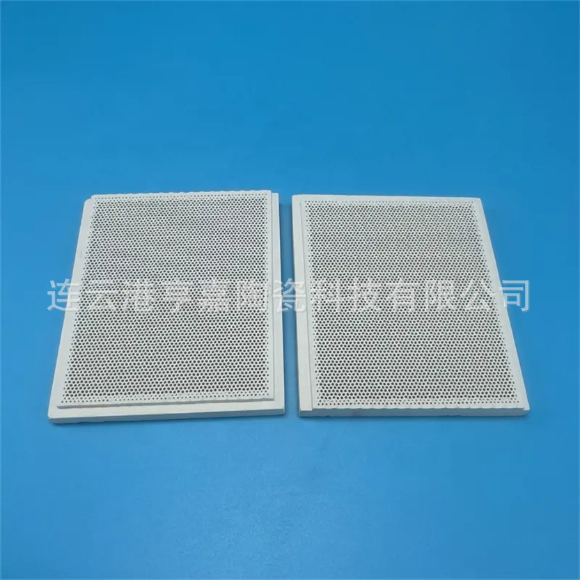 库存规格 耐高温长方形堇青石蜂窝陶瓷板 用于催化载体、过滤