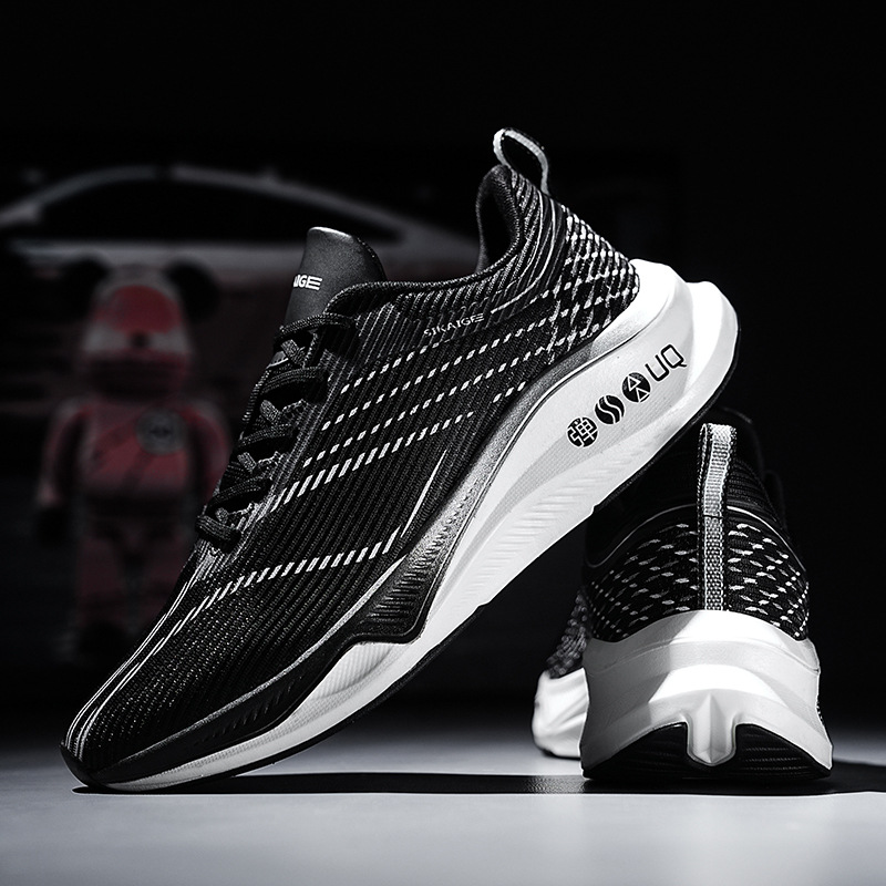 Zapatillas de Deporte de la pareja de La Junta de carbono de Feidian otoño nuevo ligero al aire libre suave inferior de absorción de choque de moda todo el Partido zapatos para correr