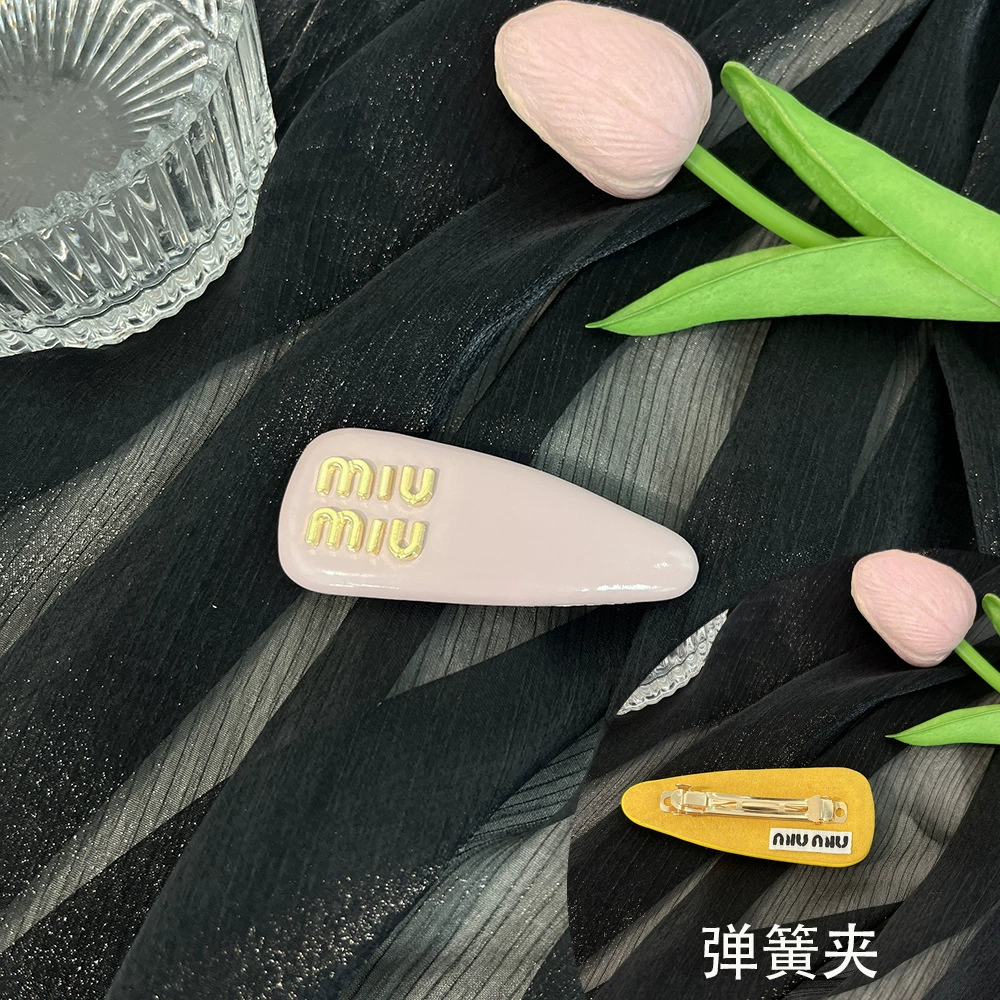 Miumiu, модная заколка для волос, универсальные шпильки, шпилька