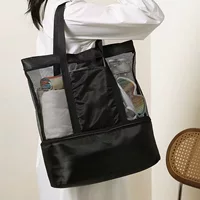 Амазонка пляжная сумка для мытья сумок пляжная сумочка пляжная сумка наружная большая емкость сетка хранения сумки