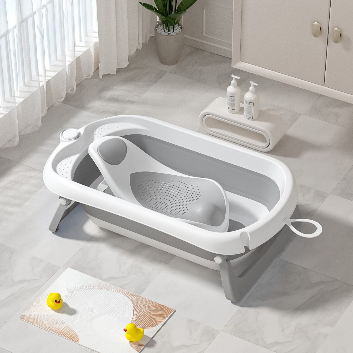 Silver Moon Ash Ten Rack de baño