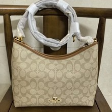 C家代够版本新款Laurel流浪包经典老花腋下包单肩斜跨通勤包轻便