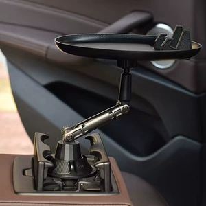 Suitable for Car-Mounted Small Tables, Car Co-Driver Bar Tray, Front-Row Computer Stand, Car Rotating Tea Table