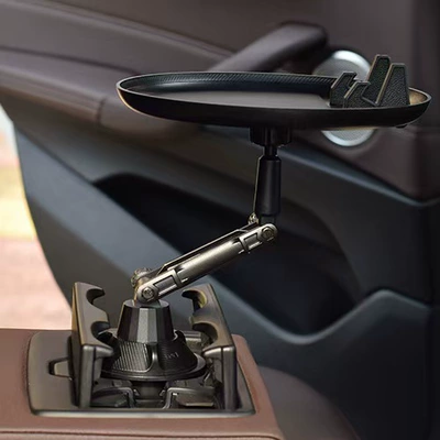 Suitable for Car-Mounted Small Tables, Car Co-Driver Bar Tray, Front-Row Computer Stand, Car Rotating Tea Table