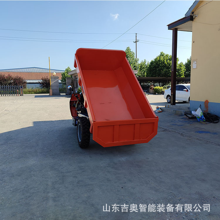 厂家直供液压自卸柴油三轮车 U型斗三开 工地农用运输车
