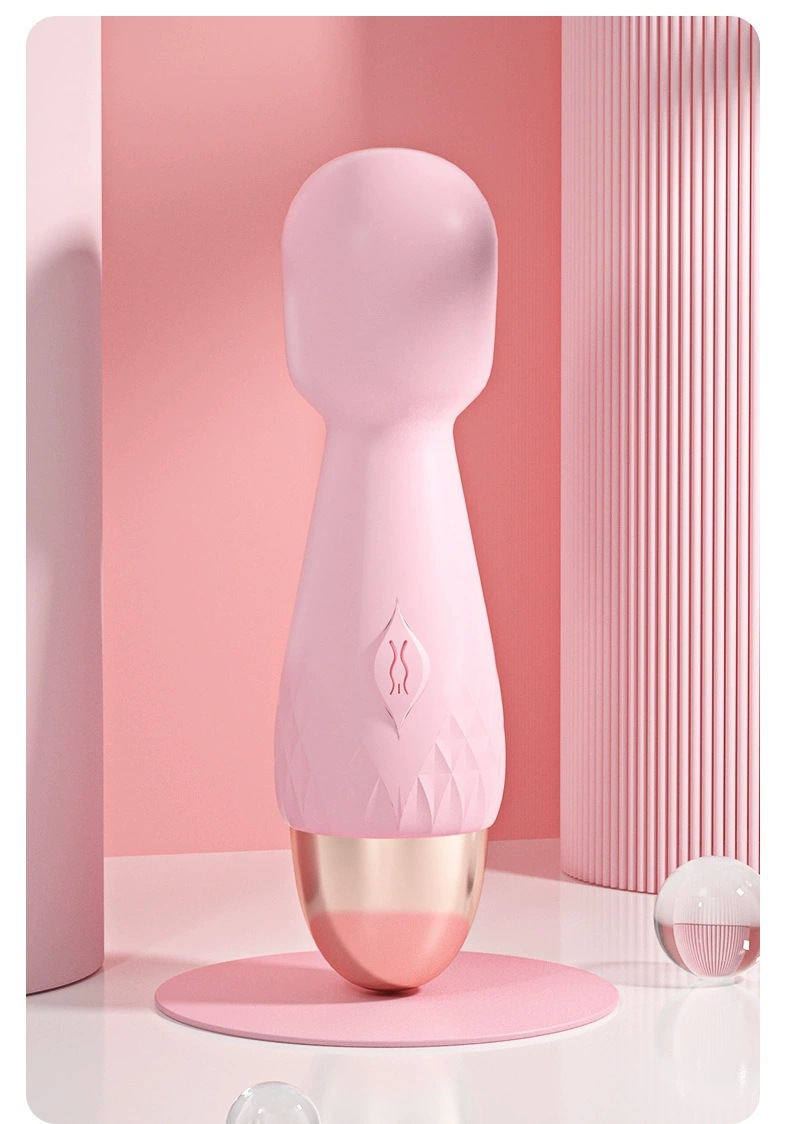 Laile Cherry Blossom Pink Mini AV Stick USB Rechargeable Silicone Adult Massager — detail image 27