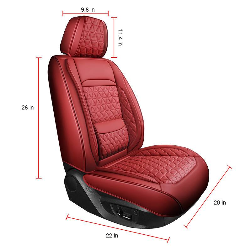 Four-Season Universal Car Seat Covers for Five-Seater Cars, Luxury Seat Covers, Breathable Linen Car Seat Cushions, Decorative Pads