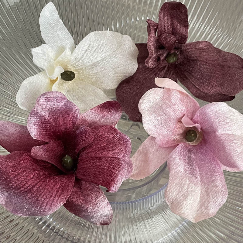 Antique atmosphere feeling orchid Magnolia head artificial flower headdress DIY photography home party wedding decoration flower