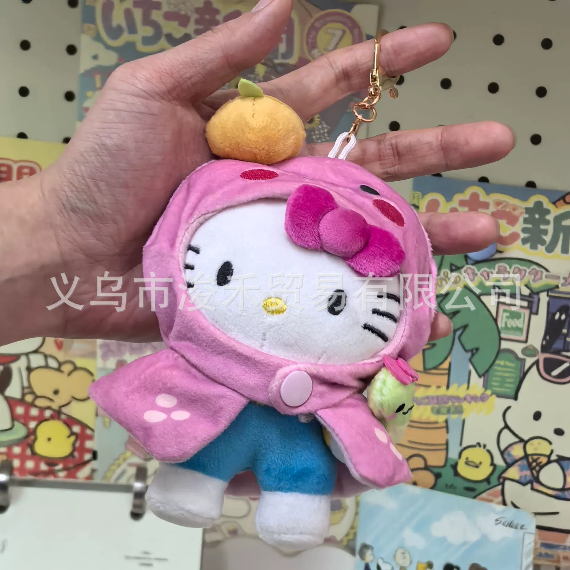 Hello Kitty, плюшевая игрушка, плащ, подвеска, сумка