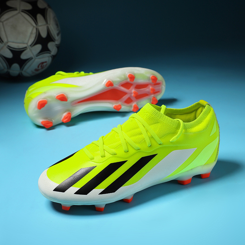 Fabricantes al por mayor transfronterizos nuevos zapatos de fútbol entrenamiento para adultos AG tF clavos rotos zapatos de entrenamiento para estudiantes jóvenes