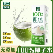 【厂家直发】东江牧场椰子水250ml*10盒东方牧场天然椰子汁耶子