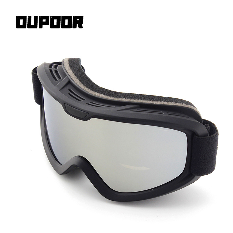 Ski outdoor mountain climbing goggles, snow and ground double-layer fog windshield, large spherical anti UV mirror_voghion.com