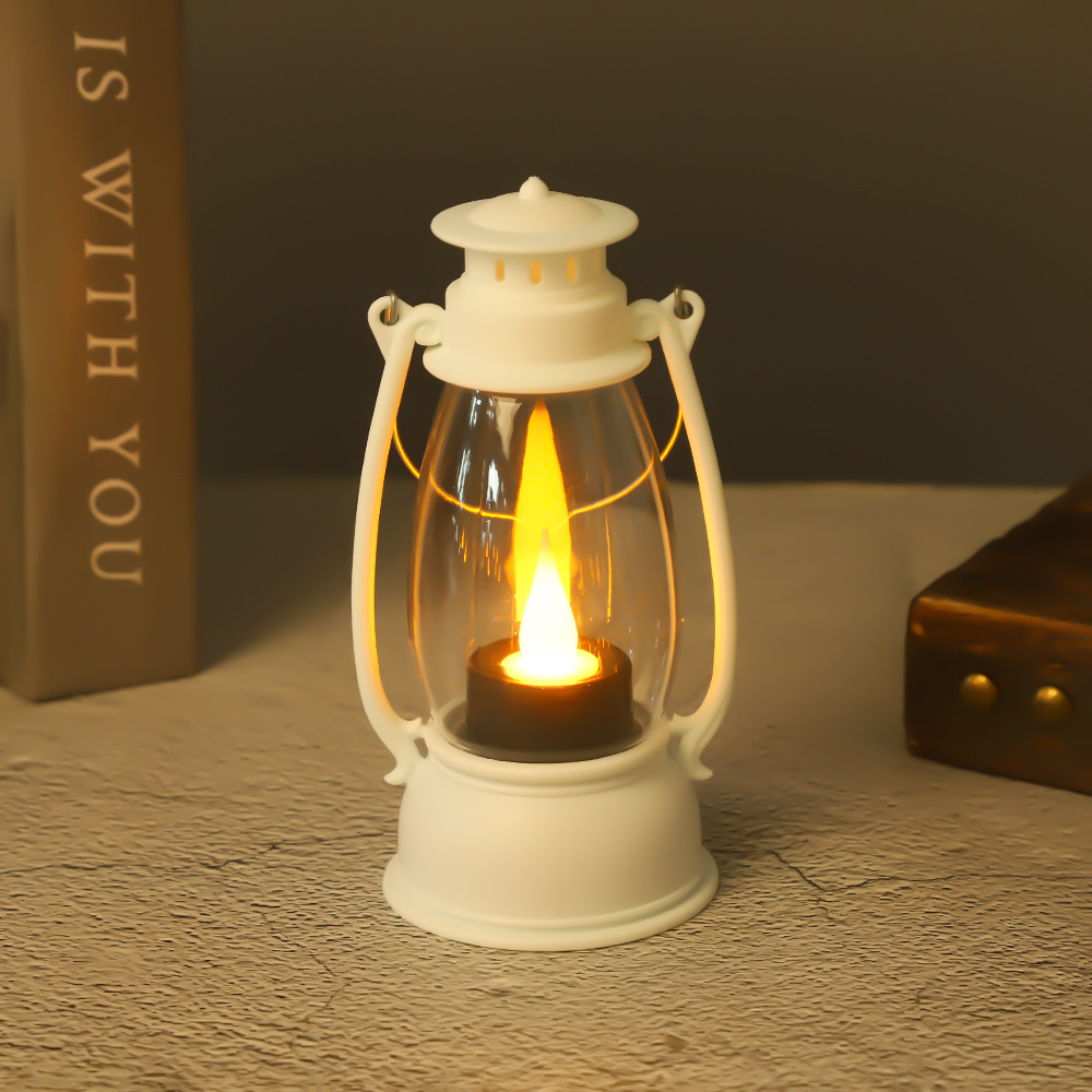 YC116 미디엄 스윙 심지 랜턴 [화이트]