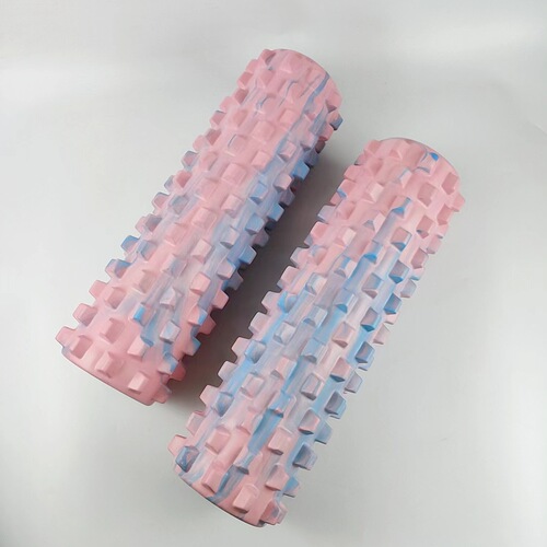 EVA Yoga Column Wolf Tooth 45cm Solid Color Foam Roller Langya Stick Massage Roller Muscle Relaxation Roller