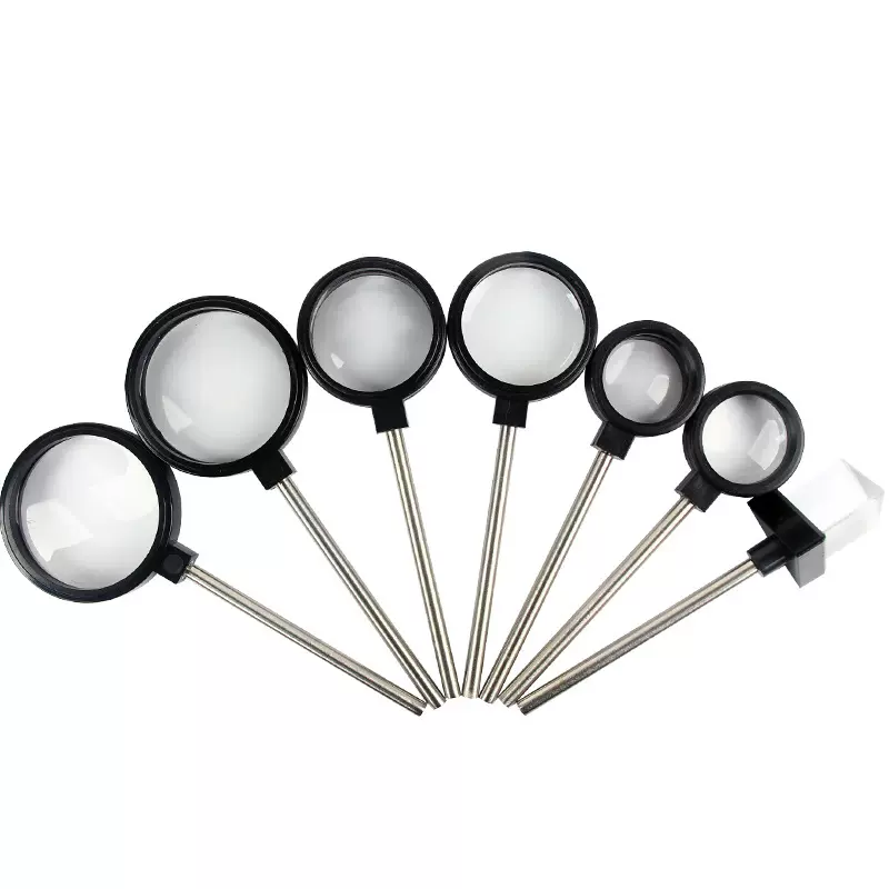 手持凸透镜凹透镜3/4/5cm放大缩小镜物理光学实验器材教学具仪器