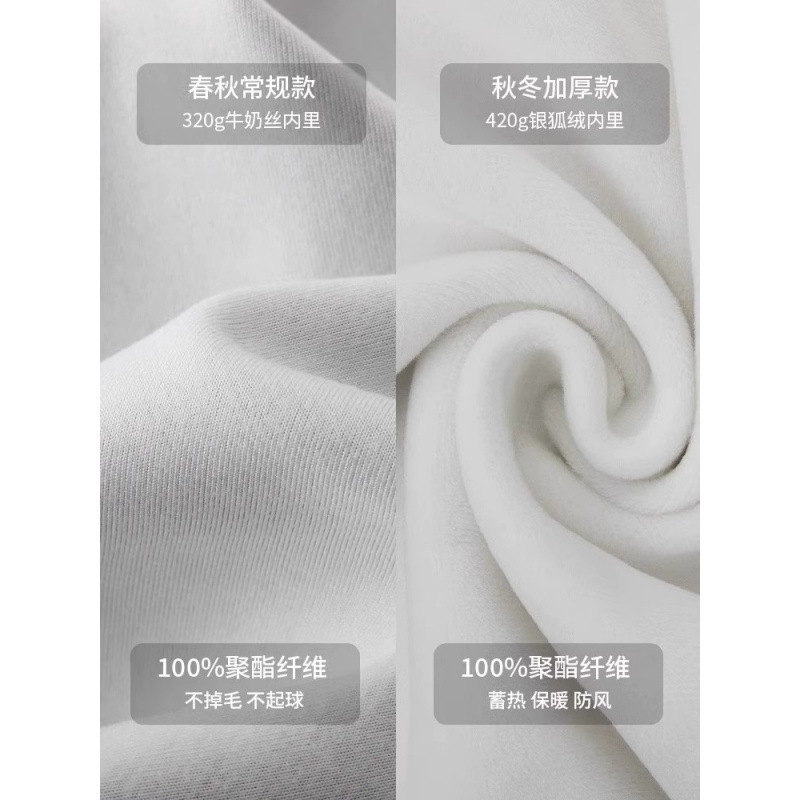 即墨卫衣显瘦外套女春秋2025新款女装灰色连帽重磅开衫韩系风穿搭|undefined