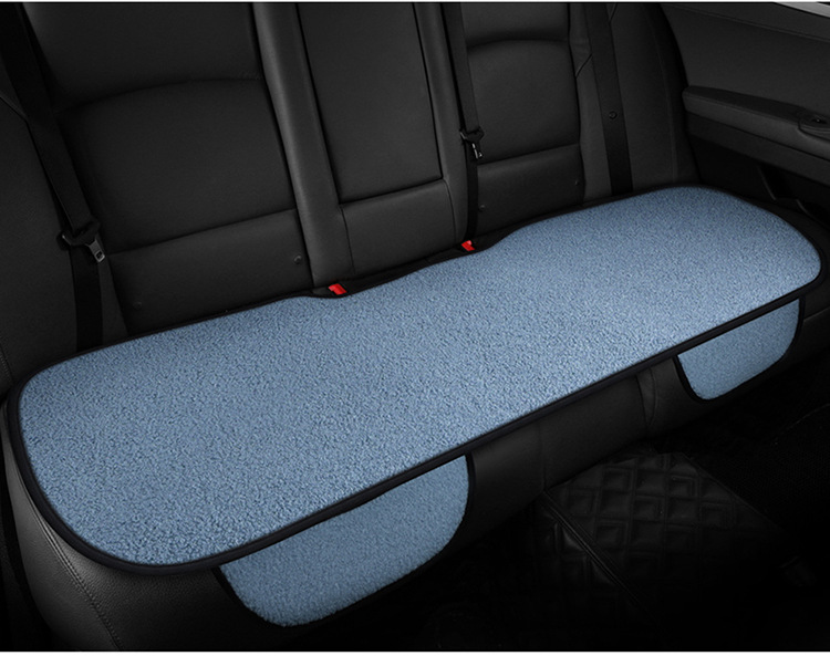 New winter teddy velvet warm car seat cushion fleece-lined thickened non-slip tie-free universal small waisted car seat cushion