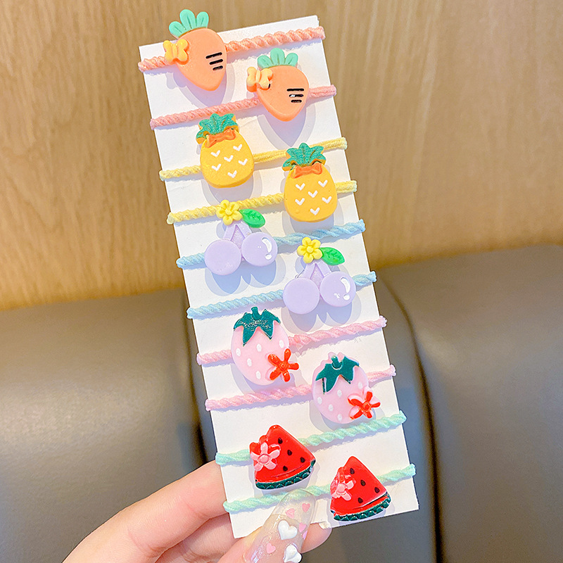 2022 nueva cuerda de pelo bebé corbata anillo de pelo tocado