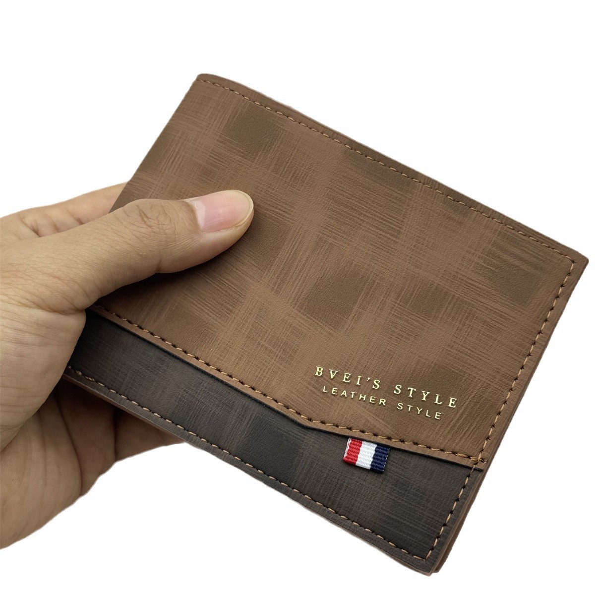 Monedero de hombre transfronterizo multi-tarjeta almacenamiento bolso de cambio de alto nivel cartera juvenil Amazon explosión en stock