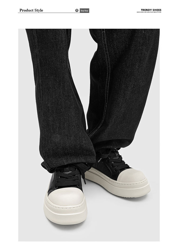 Herren Skaterschuhe Mit Dicker Sohle Und Komfort Passform_voghion.com