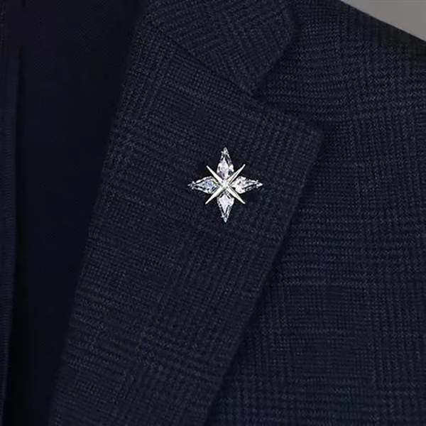 Starlight reversspeld broche voor dames en heren pak accessoire_voghion.com