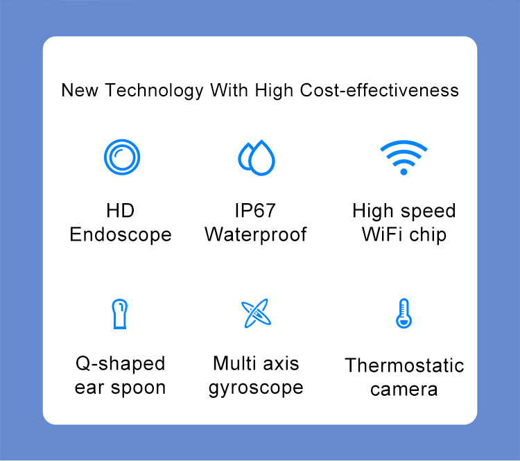 Stuzzicadenti visivo intelligente per bambini, strumento multifunzionale per la pulizia delle orecchie con luce ad alta definizione, vendita calda transfrontaliera_voghion.com