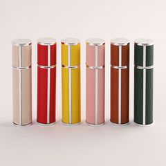 香水瓶5ml10ml小羊皮革香水分装瓶喷雾瓶可印logo跨境货源