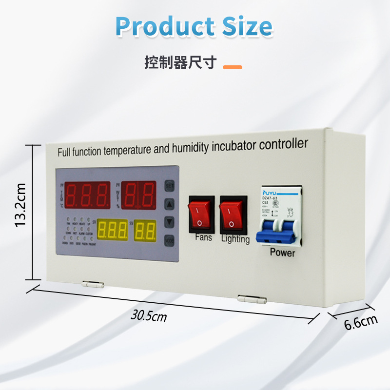 Incubadora automática XM-18EW controlador de temperatura y humedad doble control automático temperatura constante Sistema de Control de incubadora de pollo