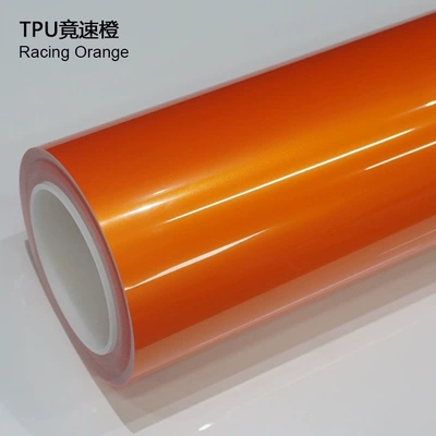Self-Healing Anti-Scratch Car Body Paint – Auto Color Change Film - tpu-racing-orange-1524mx15m