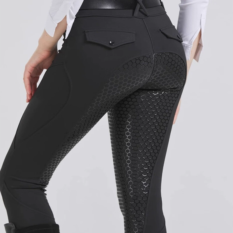 Длинные pantalонe, нескользящий износостойкий комплект, высокая талия
