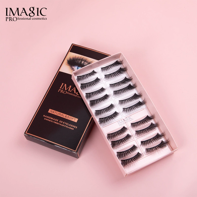IMAGIC Самоклеящиеся наращиваемые false eyelashes, 3D, 10 пар