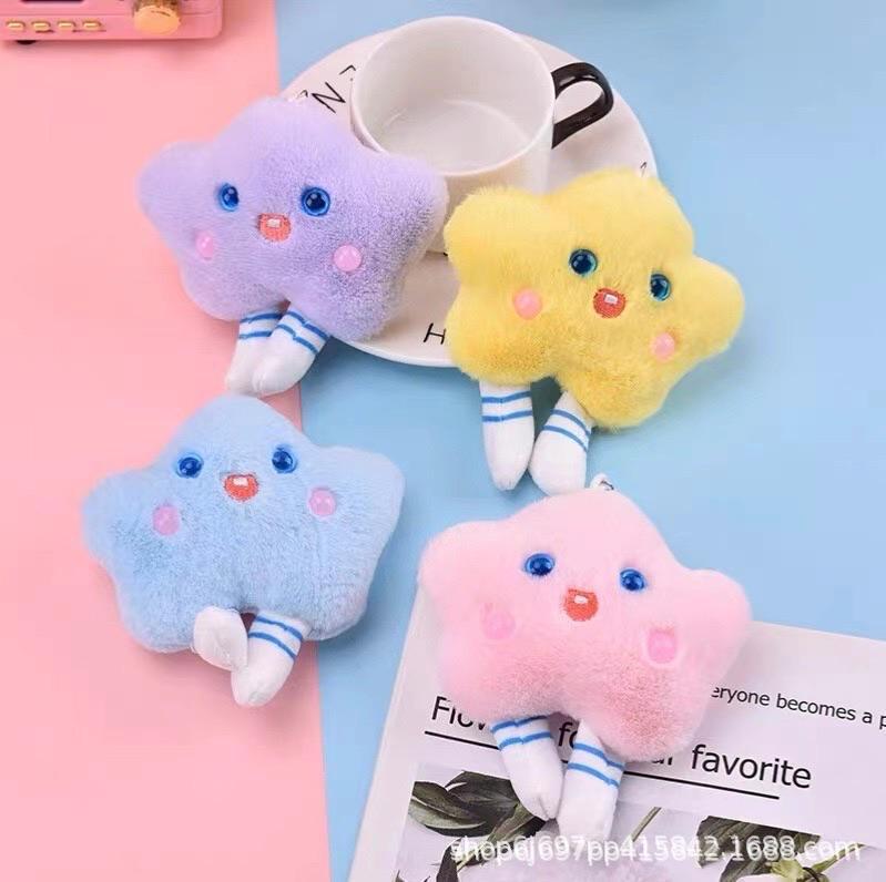 Cuatro pulgadas muñeca de peluche pequeño colgante muñeca llavero muñeca mochila colgante juguete de peluche regalo