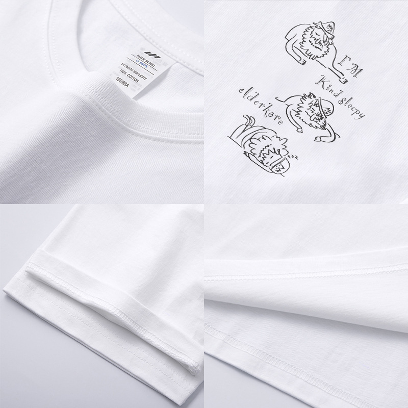 メンズファッションブランド カジュアル半袖 男女兼用 カップル向け シンプル 夏 プリントTシャツ 綿100% ホワイト 万能トップス インスタ映え|undefined