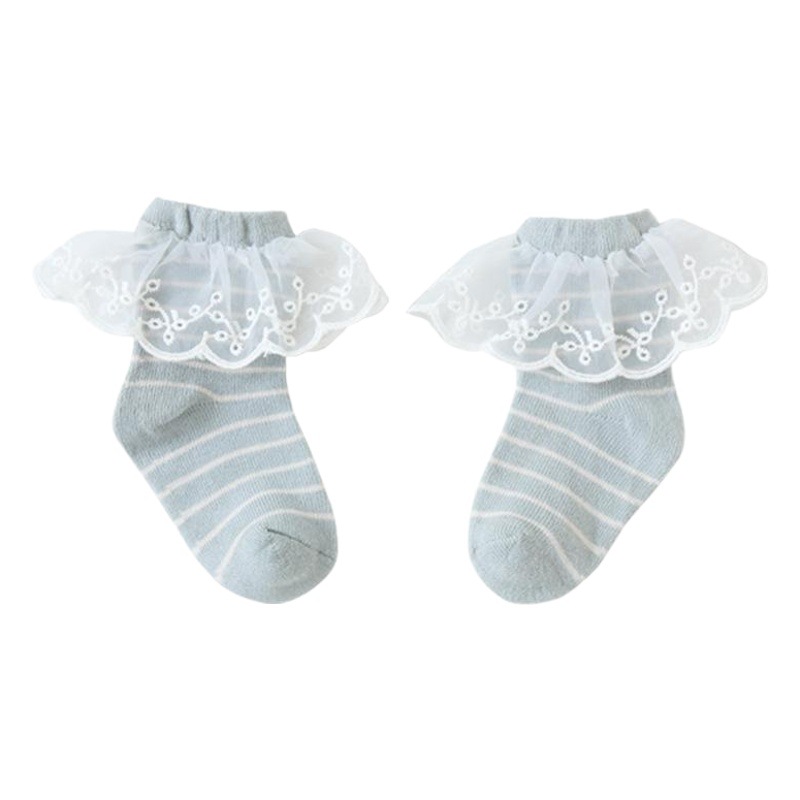 20 otoño calcetines de los nuevos niños de estilo coreano arco encaje niñas calcetines bebé princesa calcetines bebé calcetines algodón peinado
