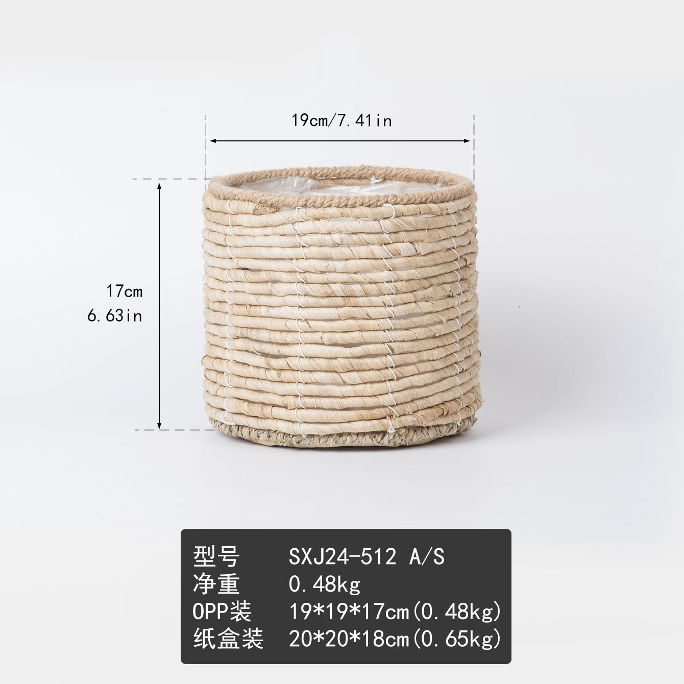 Nórdico simple tejido maceta de flores redonda cestas de flores verdes cestas de hierba de plantas grandes macetas decorativas para el hogar