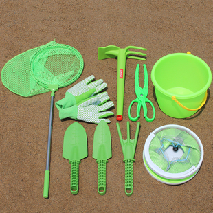 Sea-driving tools suit beach toys shovel seaside clam snail digging children's equipment hoe sand digging rake
