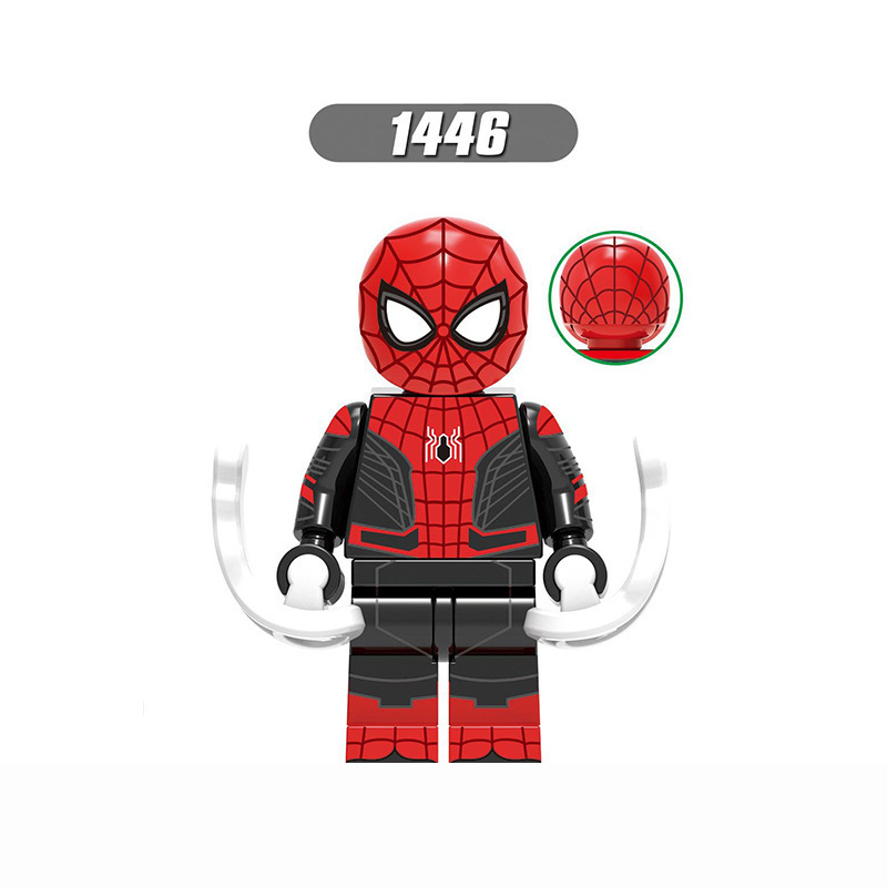 国境を越えた卸売ホットセール互換性のあるレゴスパイダーマンミニフィギュアシリーズ子供の教育用組み立て式小さな粒子ビルディングブロックおもちゃ|undefined