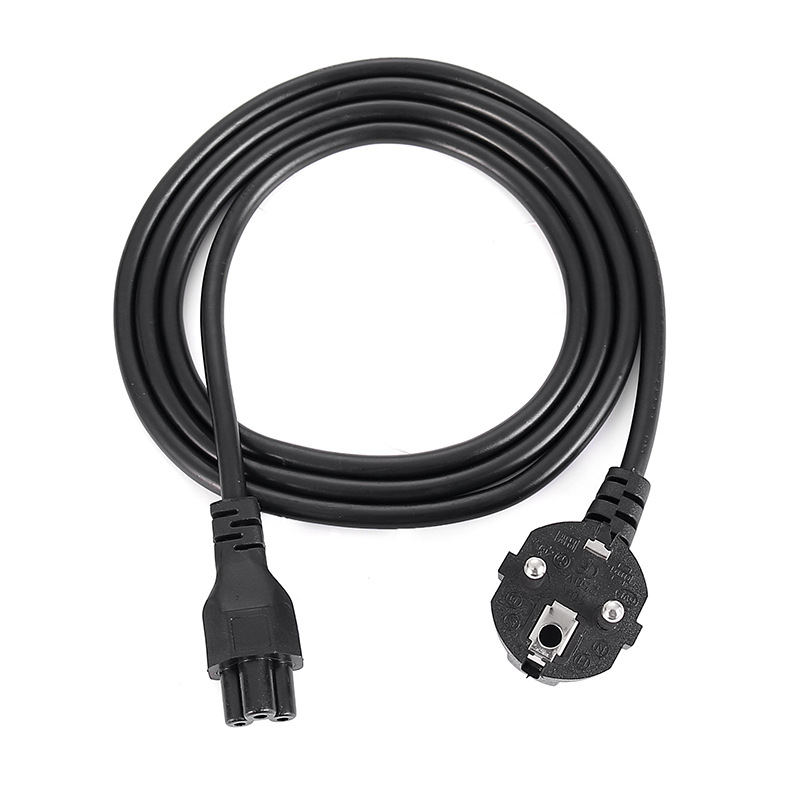 Cable de alimentación de la cola del ciruelo de estilo europeo Cable de alimentación de estilo europeo Cable de enchufe de la cola del ciruelo de estilo europeo Cable de alimentación de la flor del ciruelo 1,5 m