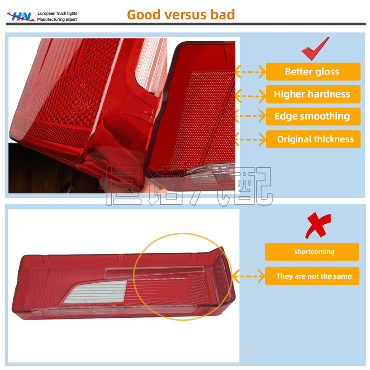 Scania camión LED cubierta de luz trasera P410G450R420 camión logístico de tracción camión bomba de bomberos accesorios de camión