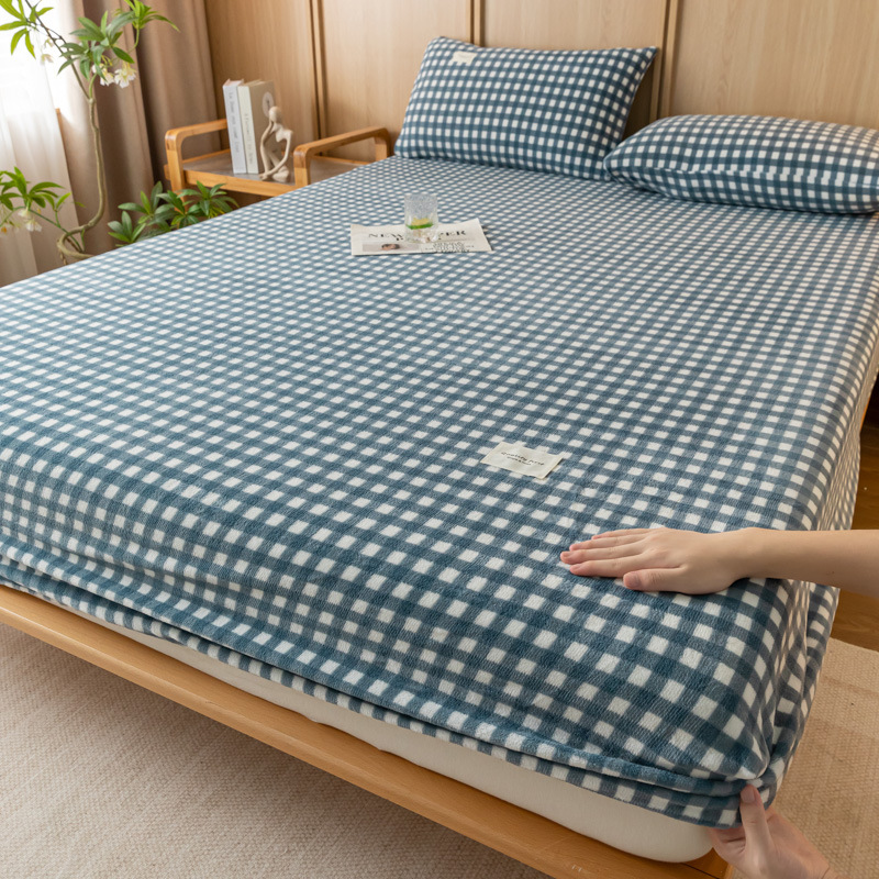 2024 nueva sábana de terciopelo de leche simple de color sólido