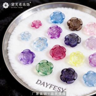 �¿�19mm͸����ɫõ�廨� �ֹ�DIY�֙C��Ь�����l��Ʒ����羳
