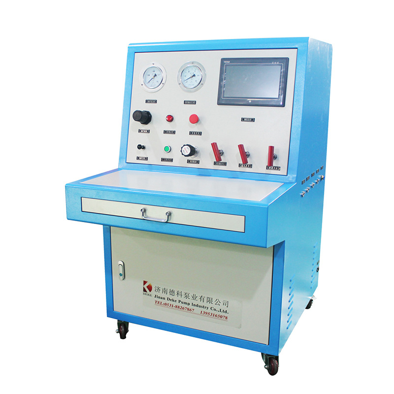 德科脉冲检测台空气驱动液体增压泵大流量测试机爆破试验电脑控制
