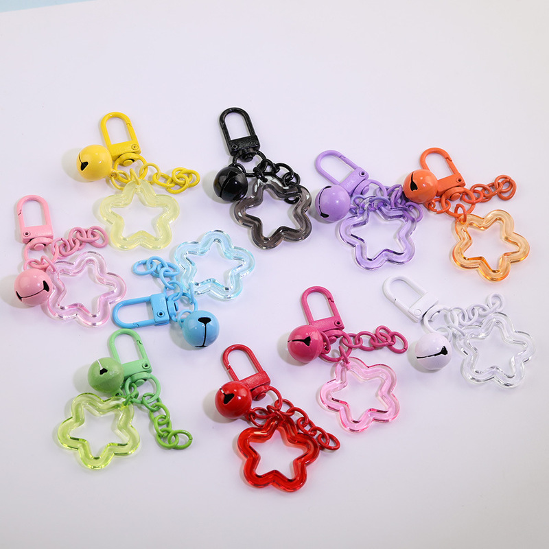 Minimalist Door Buckle Chain Star Keychain DIY Handmade Bead Doll Pendant Accessories Materials Minimalist Door Buckle Chain Star Keychain DIY Handmade Bead Doll Pendant Accessories Materials