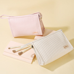 New white-collar cake cosmetic bag candy color cosmetic bag convenient travel toiletry bag storage bag cosmetic bag wholesale