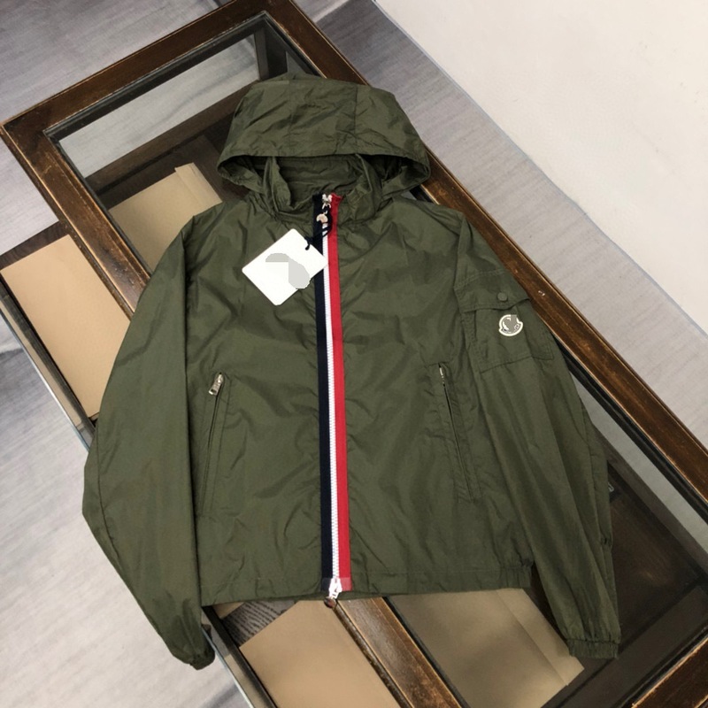 正确版mon蒙家男士抽绳连帽上衣服运动减龄休闲风衣外套专柜同款|undefined