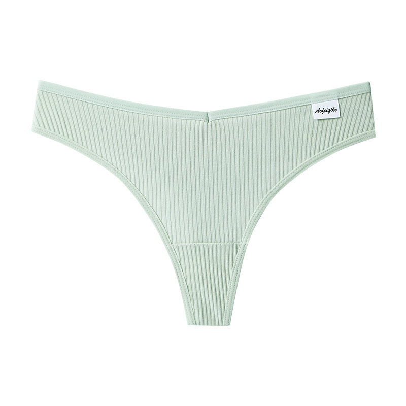 Pantalones de algodón de hilo japonés de mujer transpirables de cintura baja sexy sin marcas deportivas simples pantalones de acondicionamiento físico transpirables selección