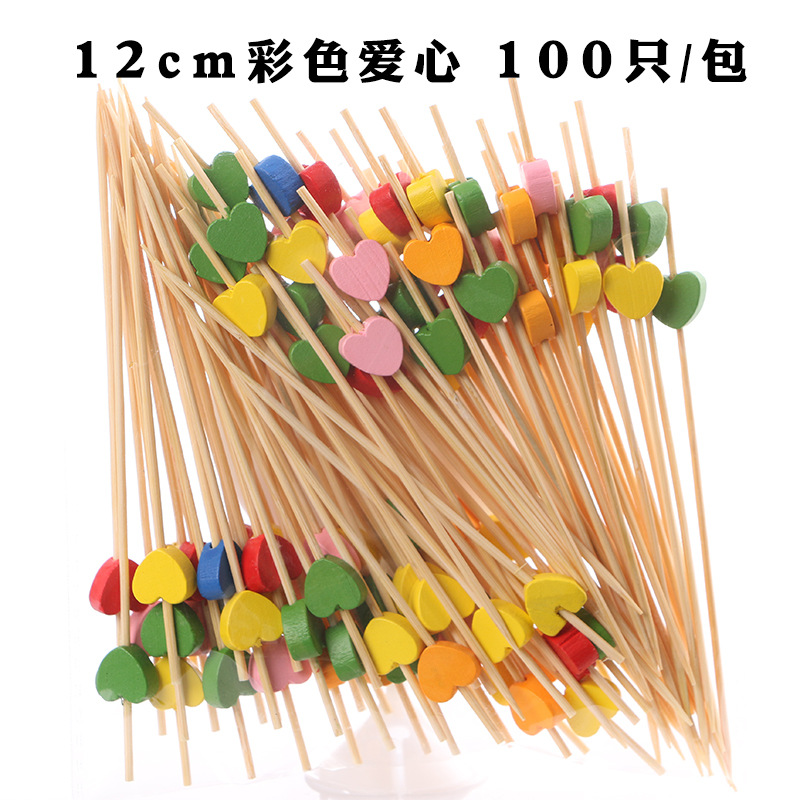 Fruit stick desechable flor stick