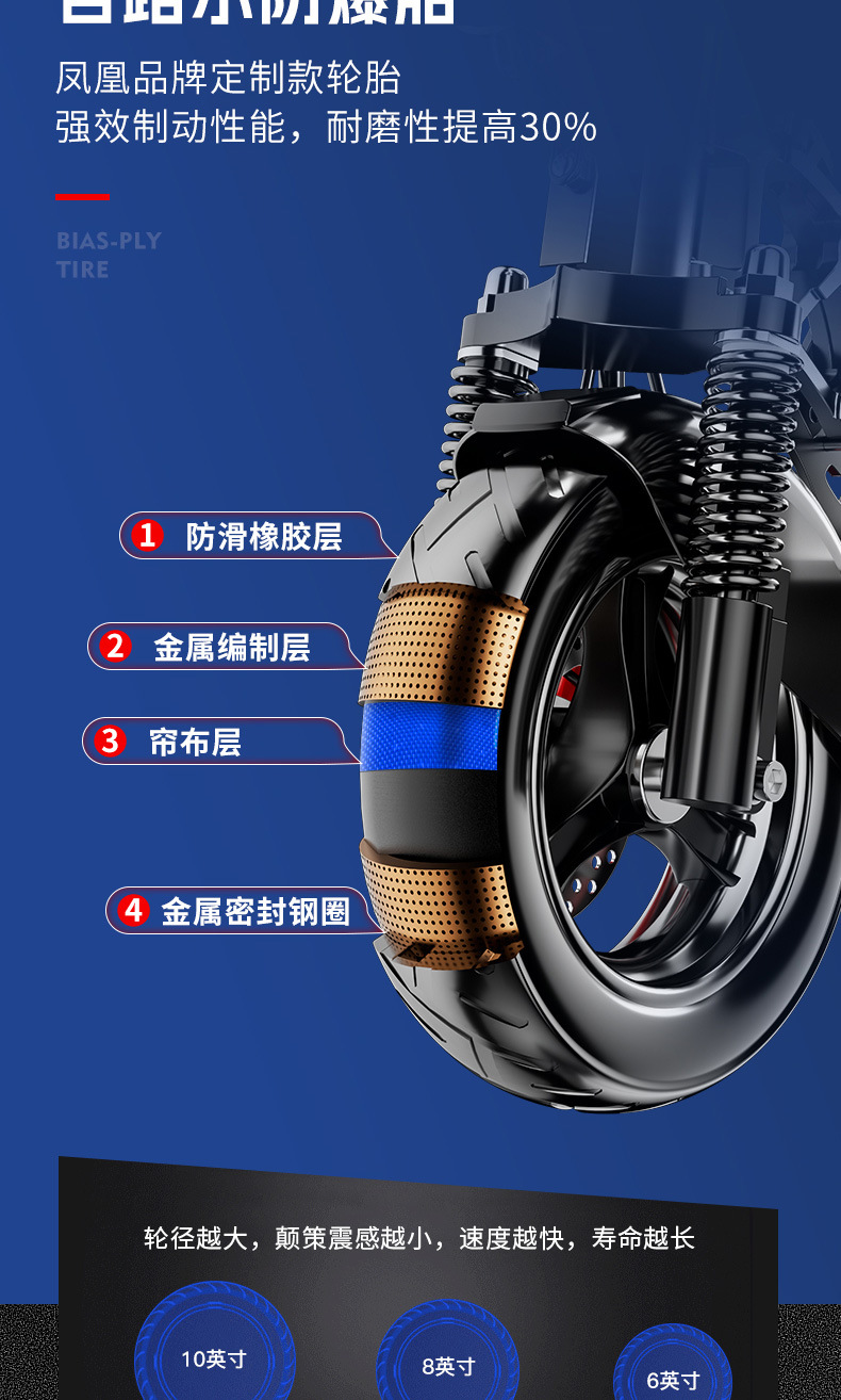 Manufacturer Wholesale Electric Scooters, Foldable Aluminum Alloy Electric Vehicles, Cross-Border Export, Long Battery Life