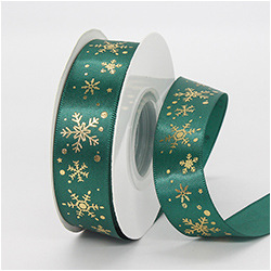 Cintas de Navidad, cintas de regalo, accesorios de Navidad, decoración DIY, cinta de poliéster estampada